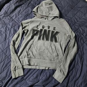 Victoria's Secret Gray Love PINK Hoodie